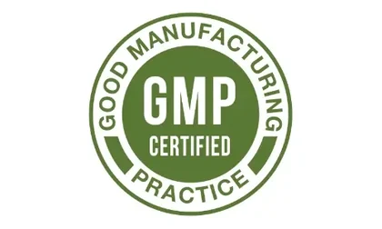 GMP facility badge